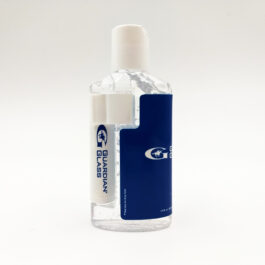 2oz Duo Bottle with Clear Gel Sanitizer and SPF 15 Lip Balm in White Tube - 20pk